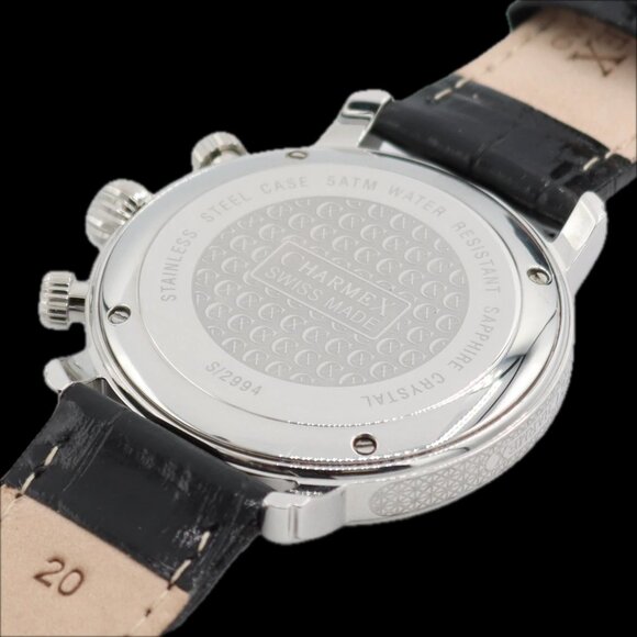 41mm Charmex S/2994 Monaco 1766 Men\'s Quartz Wristwatch 5040.B Swiss Steel main image 4